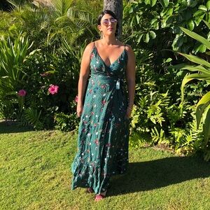 tularosa green evening gown